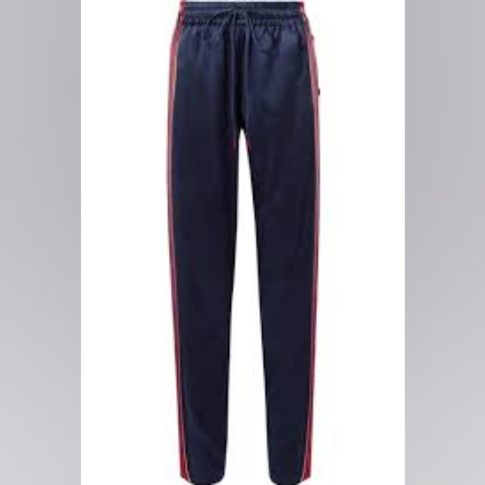 NWT Monse plaid fringe trim wool pants